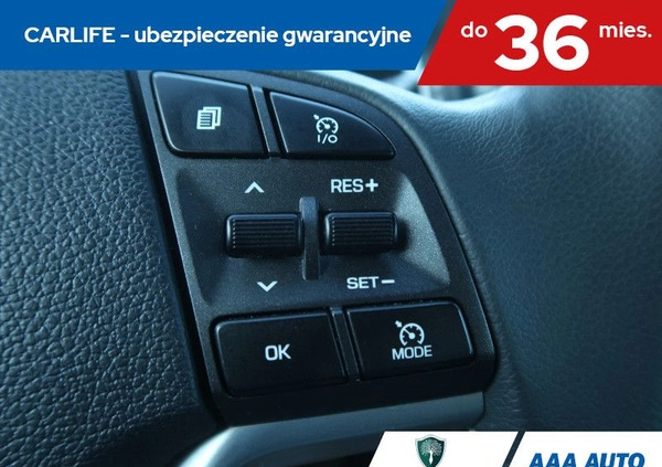 Hyundai Tucson cena 88000 przebieg: 44648, rok produkcji 2018 z Gostyń małe 352